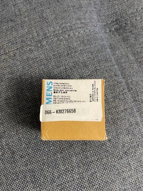 NEW SIEMENS 3RH1921-1FA22 AUXILLARY SWITCH BLOCK 3RH19211FA22 - SB Industrial Supply, Inc