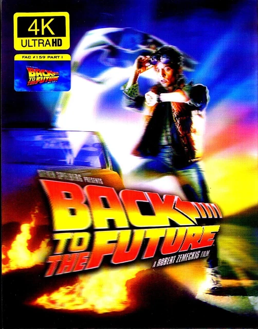 BACK TO THE Future 4K XL Lenticular SteelBook Bluray [1985] FilmArena