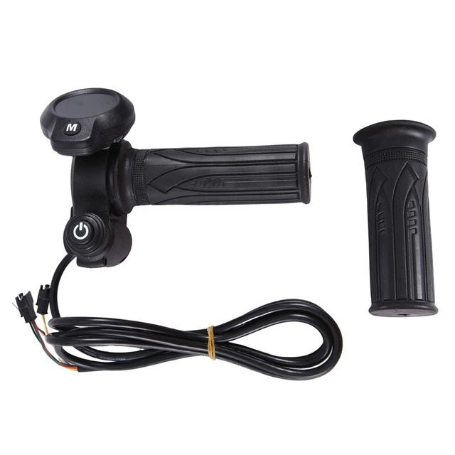 Empuñadura Acelerador Universal Keenso Para Bicicleta Eléctrica Y Scooter - 22.5mm, 3 Cables, 1.5m
