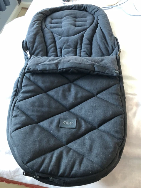 Mamas & Papas Black Cold Weather Winter Footmuff