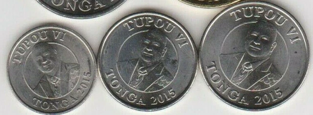 Tonga: 2015 4-Piece Uncirculated Coin Set:  5 To 50 Seniti