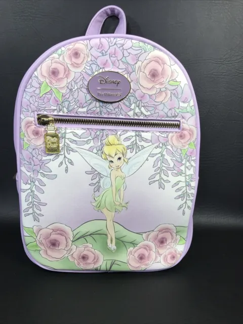 Her Universe Disney Peter Pan Tinker Bell Wisteria Lavender Mini Backpack
