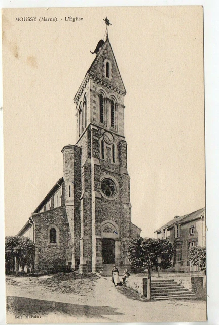 MOUSSY - Marne - CPA 51 - l' église