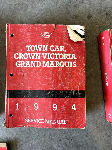 1994 Ford Crown Victoria Lincoln Town Car OEM Service Repair Manual