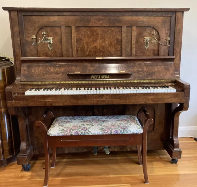 Refurbished antique upright piano