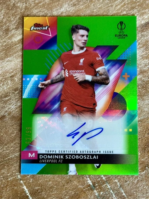 2021-22 FINEST UEFA Ucl Leon Goretzka Auto Neon Green Wave 98/99 EUR 74,38 - FR