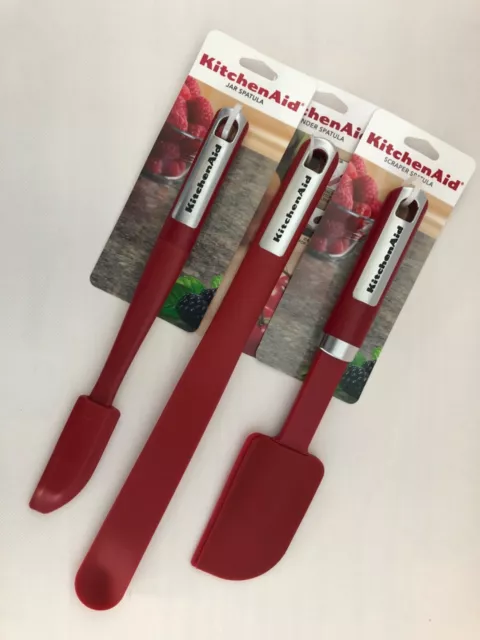 KitchenAid Spatulas and Turners - Empire Red Gourmet Scraper Spatula -  Yahoo Shopping