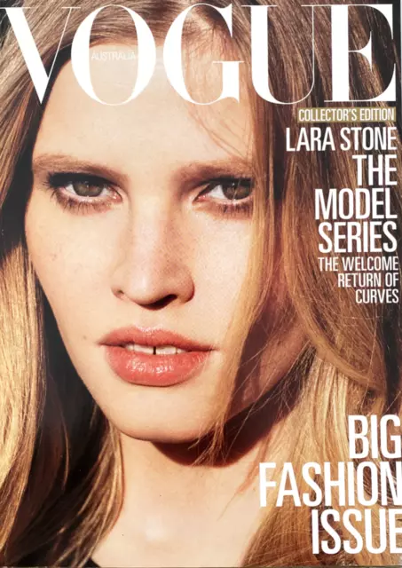 VOGUE AUSTRALIA MARCH 2013 Lara Stone THE MODEL SERIES Anja Rubik Tatiana  Patitz $45.00 PicClick AU