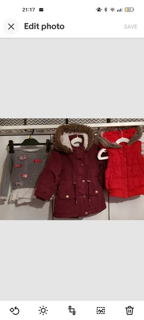 Baby Girls  Clothes Bundle  Age 18-24 Months.Used.4 pieces.Mixed brands. 2