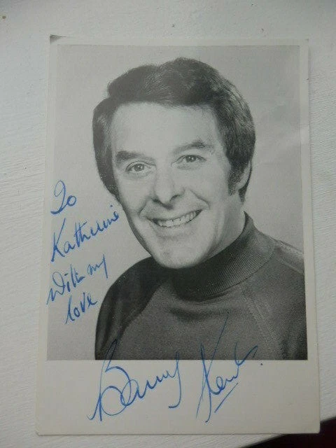 Barry  Kent  -  Actor / Singer    -  Autographed Photo