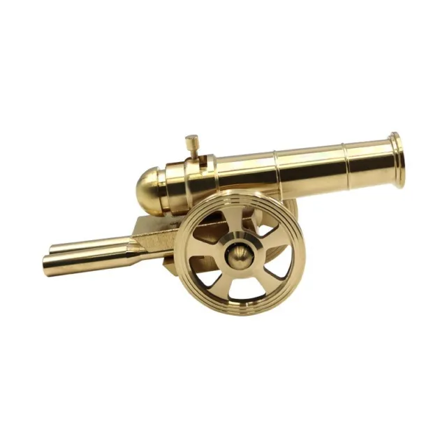 5-inch brass cannon model military souvenir decompression toy