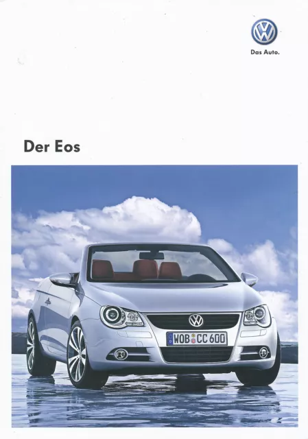 VW Eos Prospekt 2008 5/08 D brochure prospectus broszura Katalog catalogus