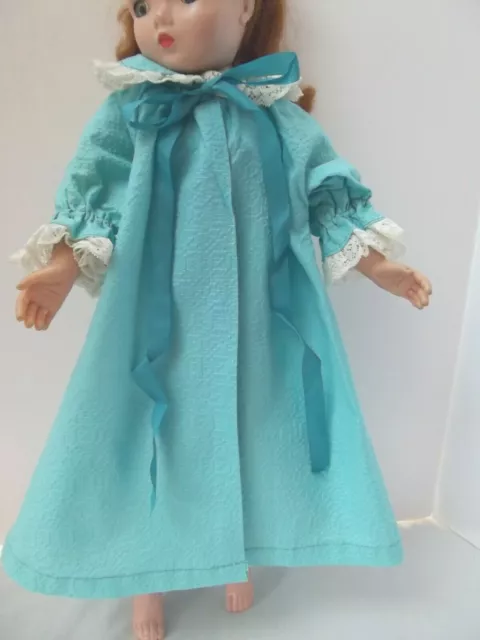 vtg 50s fits Madame Alexander 20" Cissy clothes bath robe coat HANDMADE NO DOLL