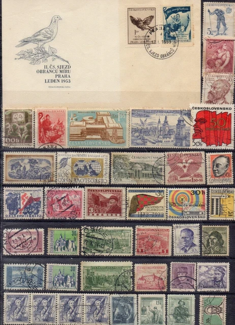 TCHECOSLOVAQUIE !  LOT de Lettres et Timbres anciens depuis 1919 ! NEUFS