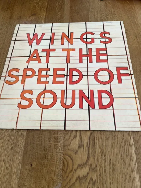 Wings At The Speed Of Sound Vinyl Album PAS  10010 Nice Condition