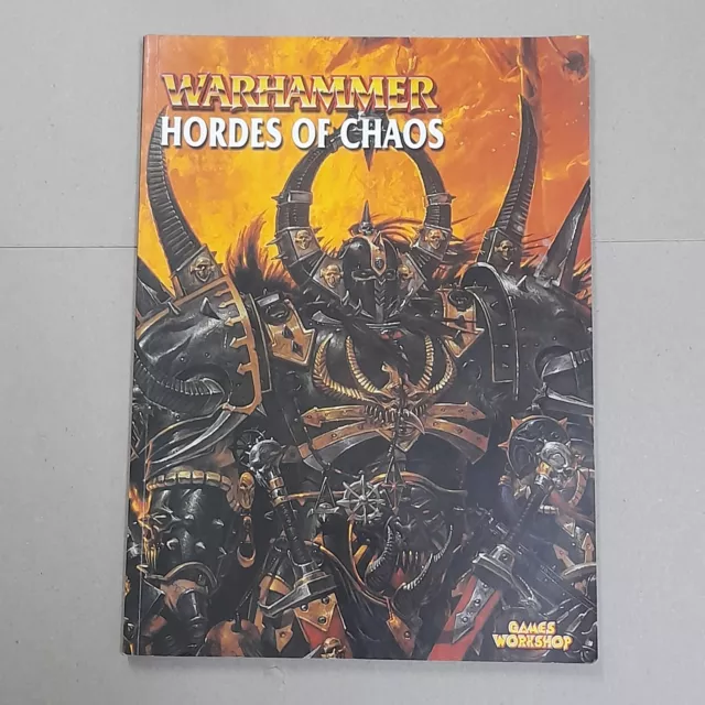 Warhammer Fantasy HORDES OF CHAOS ARMY BOOK 6th Edition 2002 GW OOP GC Rare