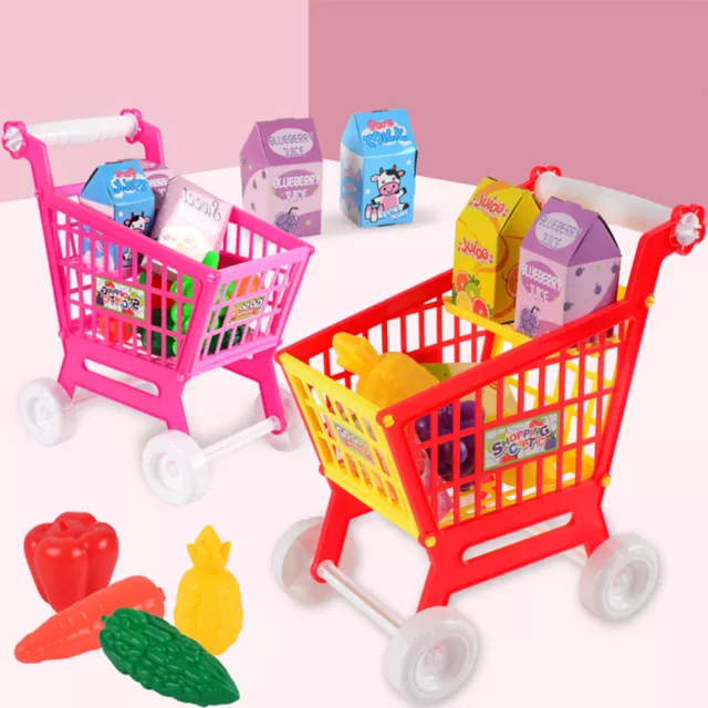 21 Pieces Trolley Toys Interactive Play Set Role Play Toys for Children Kids