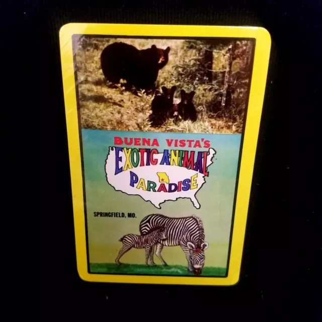 VINTAGE SEALED BUENA Vista's Exotic Animal Paradise Springfield MO Playing Cards £ - PicClick UK VINTAGE SEALED BUENA Vista's Exotic Animal Paradise Springfield MO Playing Cards £ - PicClick UK