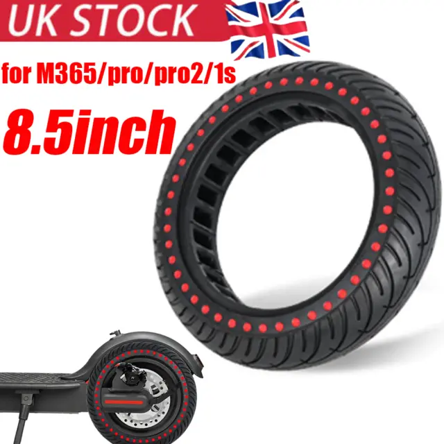 8.5 Solid Puncture Proof Electric Scooter Tyres Flat Free Tire Replacement Wheel