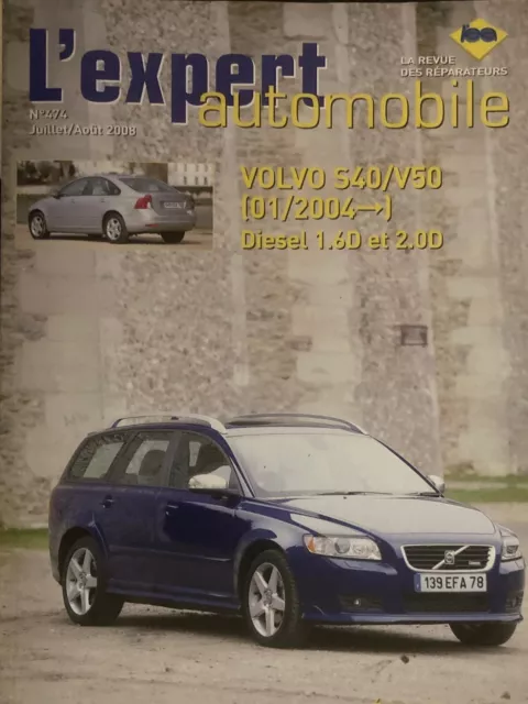 REVUE TECHNIQUE VOLVO S40 - V50 depuis 01/2004  Diesel 1.6l D et 2.0l D