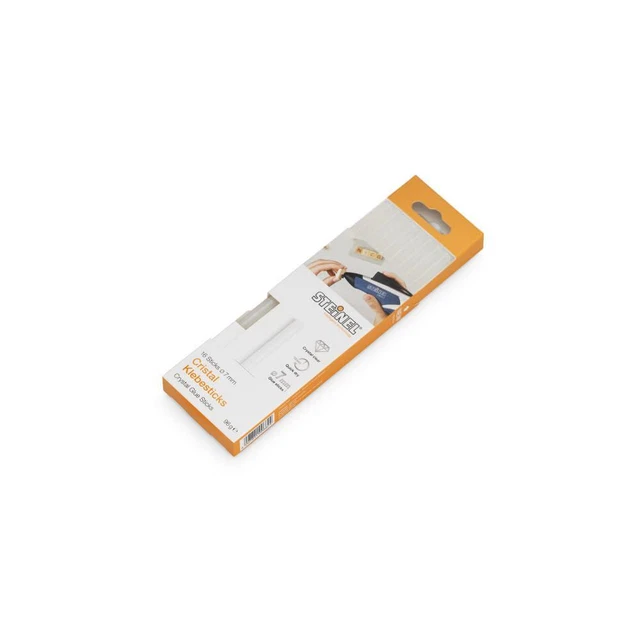 STEINEL Bâtonnets de Colle Cristal 7 MM, 96g, 16 pièce