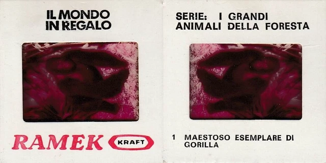 Diapositiva Formaggini Ramek Kraft - Serie I Grandi Animali Della Foresta N. 1