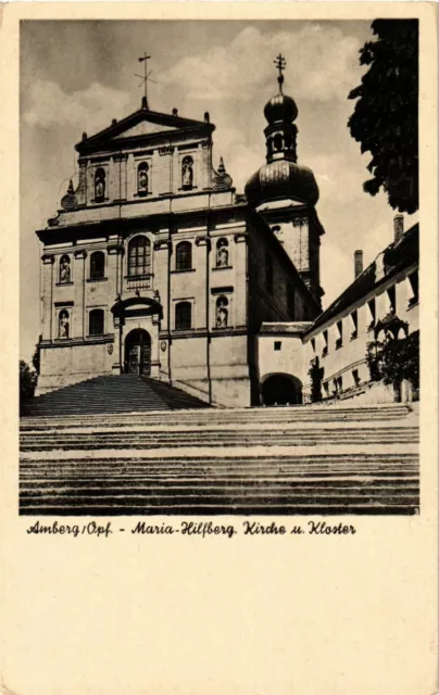 CPA AK Amberg - Maria-Hilfberg - Kirche u. Kloster GERMANY (962774)