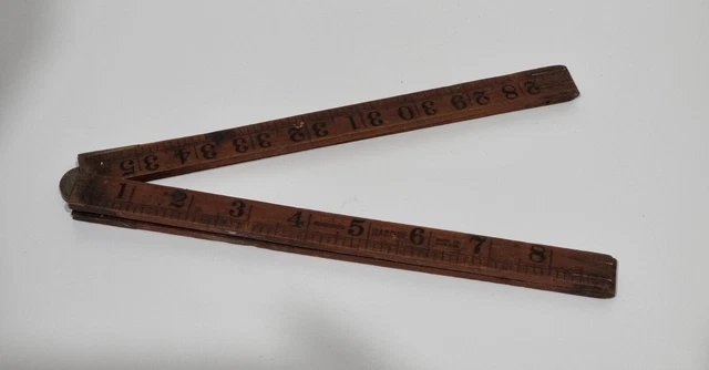 Vintage Carpenter RABONE Ruler 1167 Boxwood Folding | Made in England