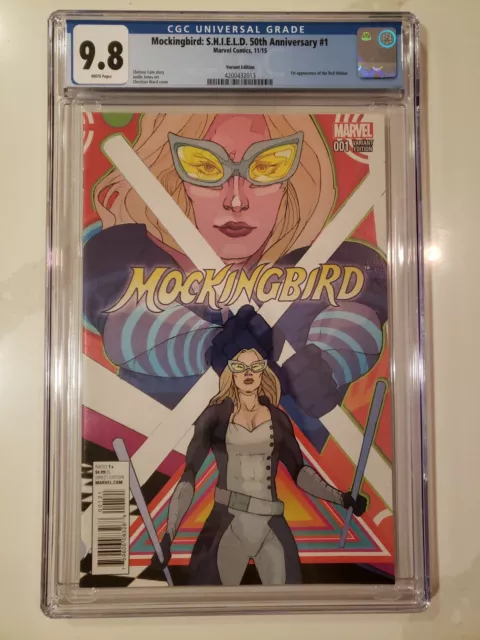 Mockingbird: SHIELD 50th Anniversary 1 Ward variant CGC 9.8 Marvel Comics 2015