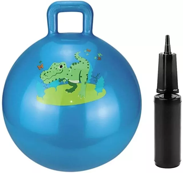 RIGMA Hopper Ball - Bouncy Ball with Handle - Air Pump Included