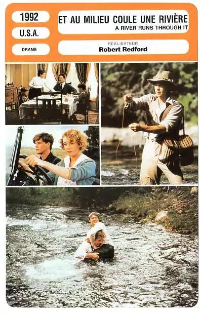 FICHE CINEMA : ET AU MILIEU COULE UNE RIVIERE  Redford1992 A River Runs Throught