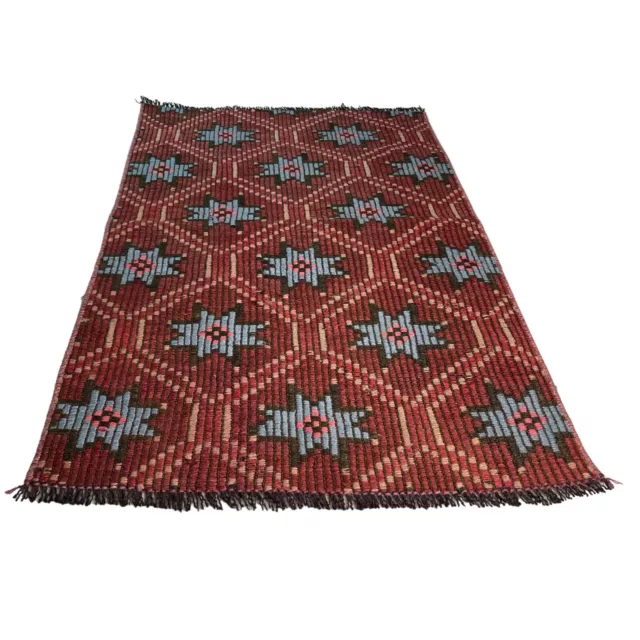 Traditional Turkish Mini Kilim Rug ,Vintage Türkischer Kilim , 94 x 58 cm