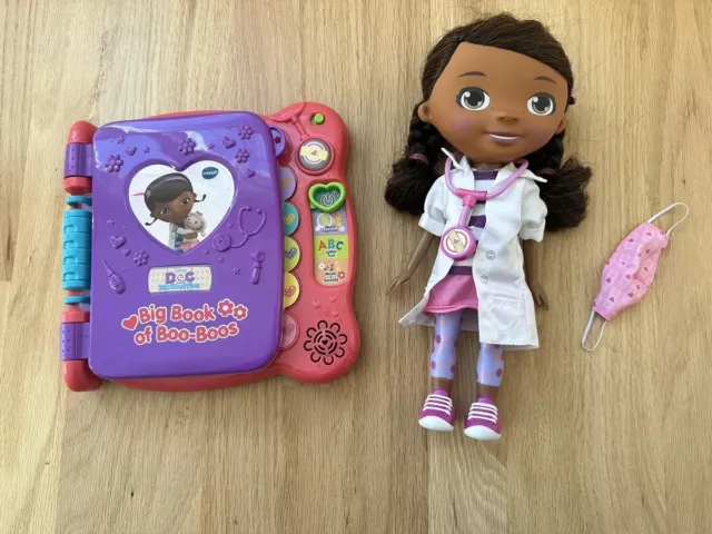 Doc Mcstuffins Vtech Big Book Of Booboos And Talking Doll Bundle