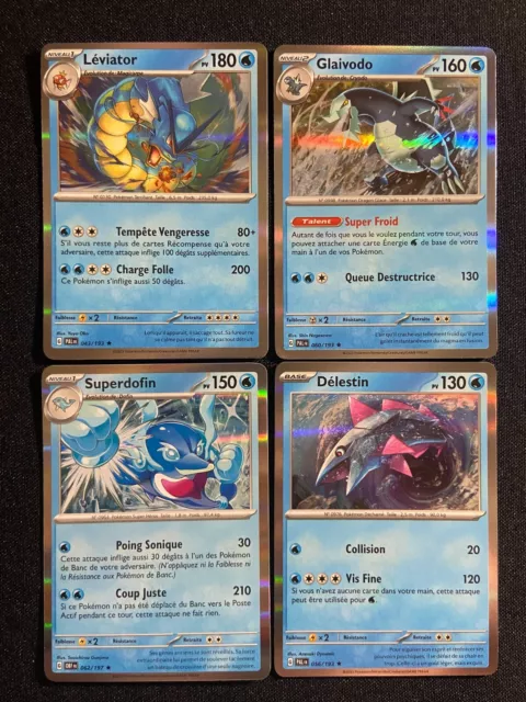 Lot Carte Pokémon Rare Holo Edition Bord Argent Set Spécial 04 PBA