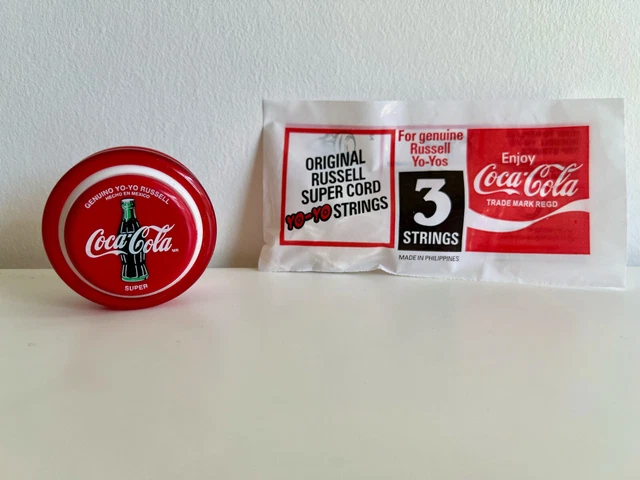 Coca-Cola Russell Yo-Yo ストリング付き Vintage Coca-Cola