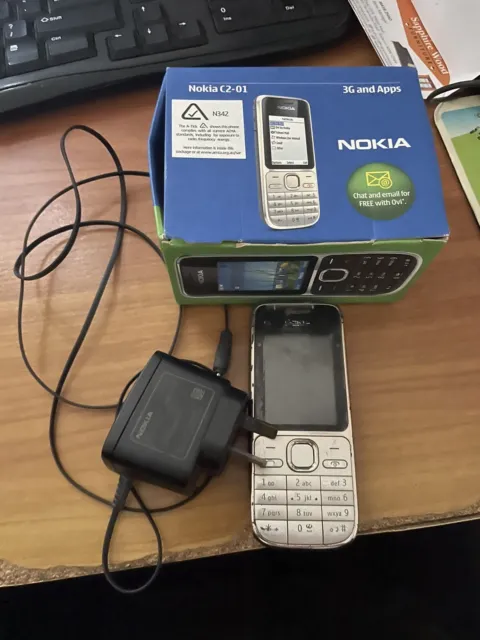 Nokia C2-01 Mobile Phone And Charger