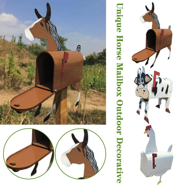 Cassetta delle lettere cavallo unica per esterno, cassetta delle lettere C8N8