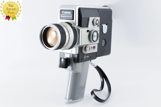 CANON SINGLE-8 518 8mm Film Movie Camera 9.5-47.5mm F1.8 Zoom Lens