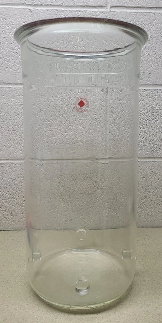 Large Ace Glass Cylinder - 18.250" height and 9.50" dia. with Seal