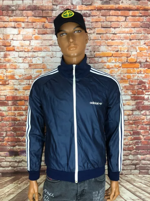 Vintage 80s Adidas Originals Sportswear Opti Trefoil Track Top Jacket Size М