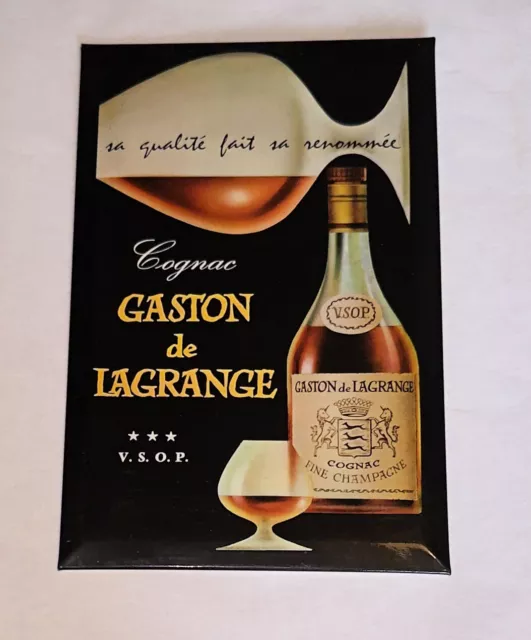 Glacoide Ancien Publicitaire Bistrot Cognac Gaston Lagrange Vintage