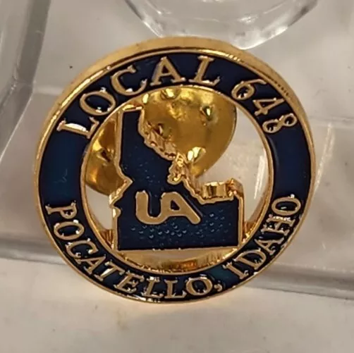 UA Local 648 plumbers pipefitters Steamfitters union Pin Pocatello Idaho