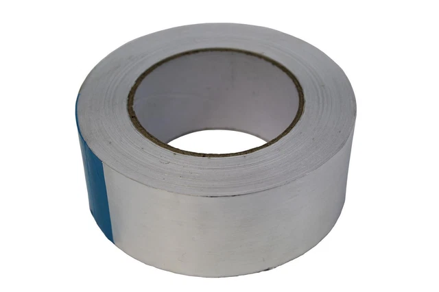 Nastro Alluminio 50m Nastro Adesivo IN Alluminio Alluminio (0,12 Eur / M)