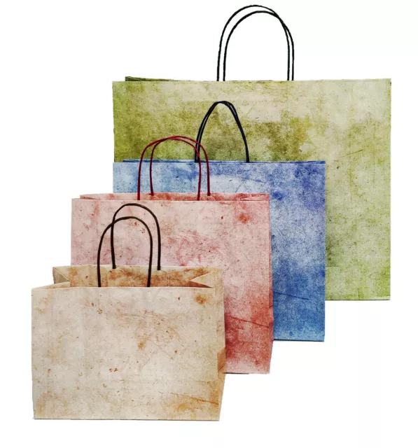 Boutique Paper Bags Twist Handle Party and Gift Carrier / Paper Bags With Handle