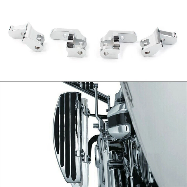 Poggiapiedi guidatore anteriori poggiapiedi rilocatore supporti per Harley 1997-2016