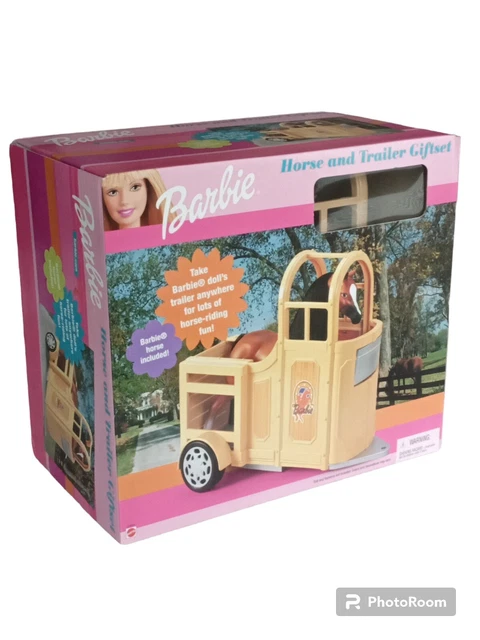 RARE BARBIE CHEVAL et van questre Mattel 2000 r f 27643 Neuf EUR