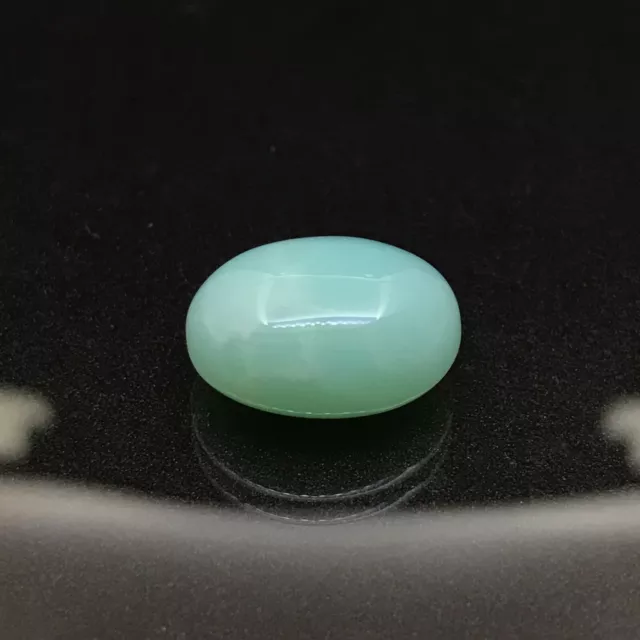 CHRYSOPRASE 10.35ct Turquoise Color Oval Cabochon 15.2x11.5x7.6mm Natural Africa