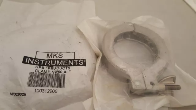 MKS/HPS, Clamp, NW50, AL, P/N: 100312906, brand new, 2 ea/pk