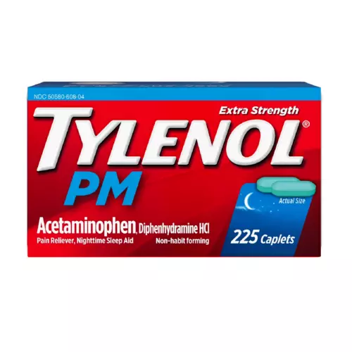 Tylenol PM Extra Strength Pain Relief Caplets 225 ct