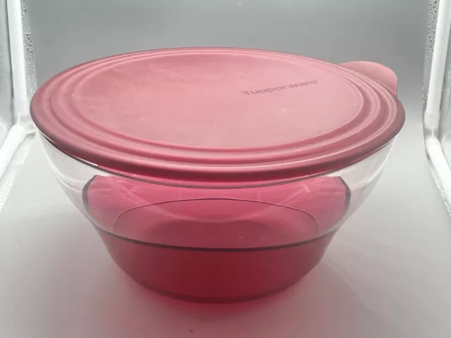 Tupperware Sheerly Elegant Med Serving Acrylic Bowl 2.3L Clear